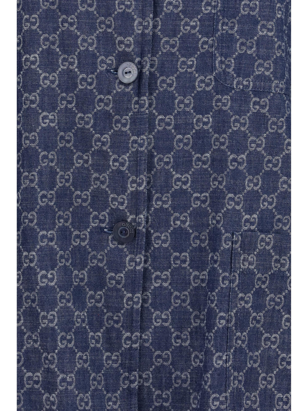 Gucci Women Gg Jacquard Cotton Jacket