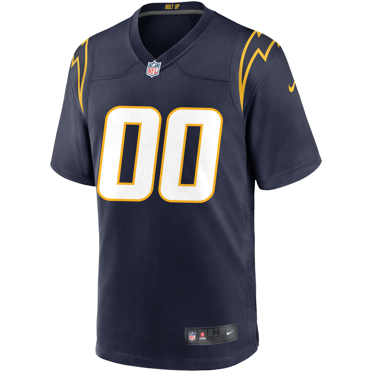 Los Angeles Chargers Navy Alternate Custom Game Jersey