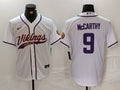 Men's Minnesota Vikings J.J. McCarthy #9 White Game jersey