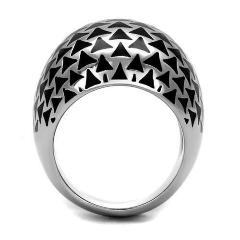 High polished (no plating) Stainless Steel Ring with No Stone