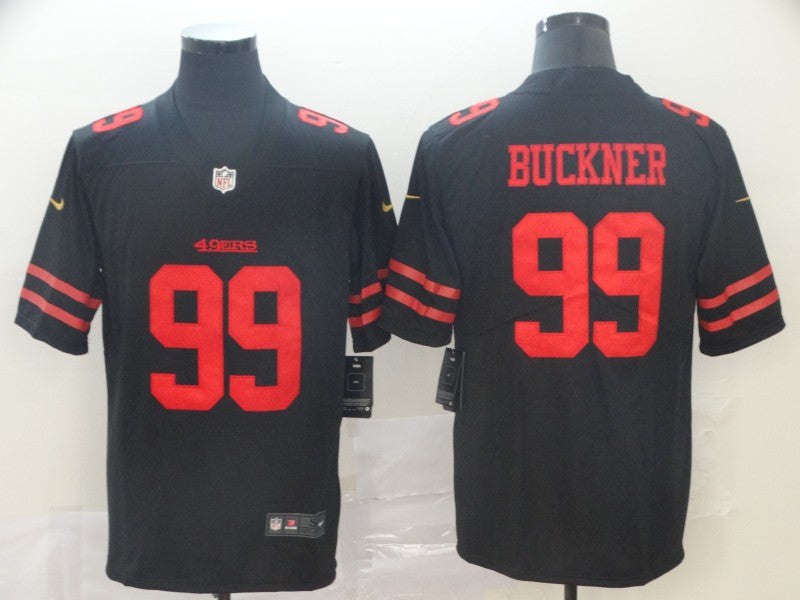 Men's San Francisco 49ers DeForest Buckner #99 Black Game jersey