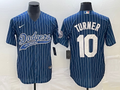 Men's Los Angeles Dodgers Justin Turner #10 Blue Player jersey Joint Edition