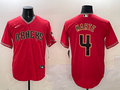 Men's Arizona Diamondbacks Ketel Marte #4 Red Alternate Limited Jersey1