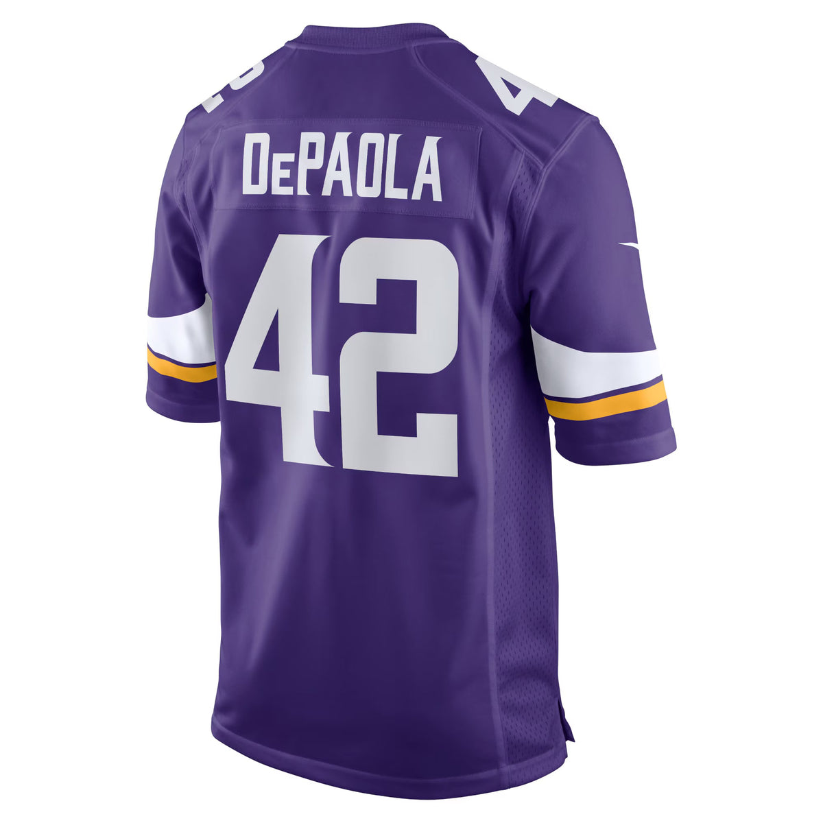 Minnesota Vikings Andrew DePaola Purple Game Jersey