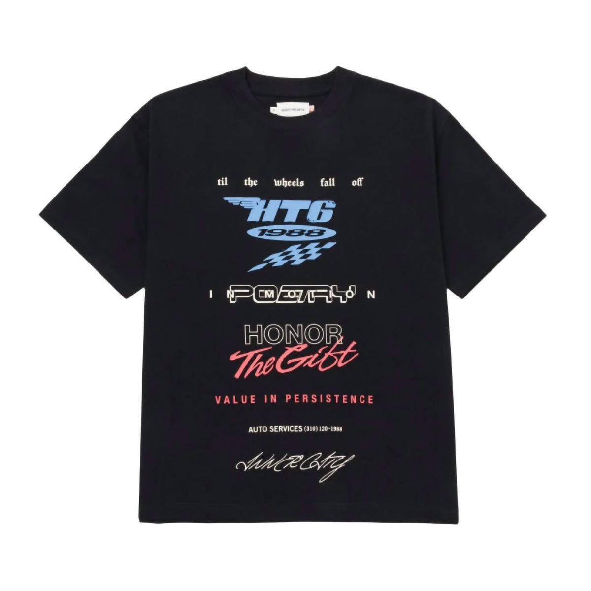 Men's Persistance Race Tee In Black