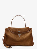 Balenciaga Women Rodeo M Suede Shoulder Bag