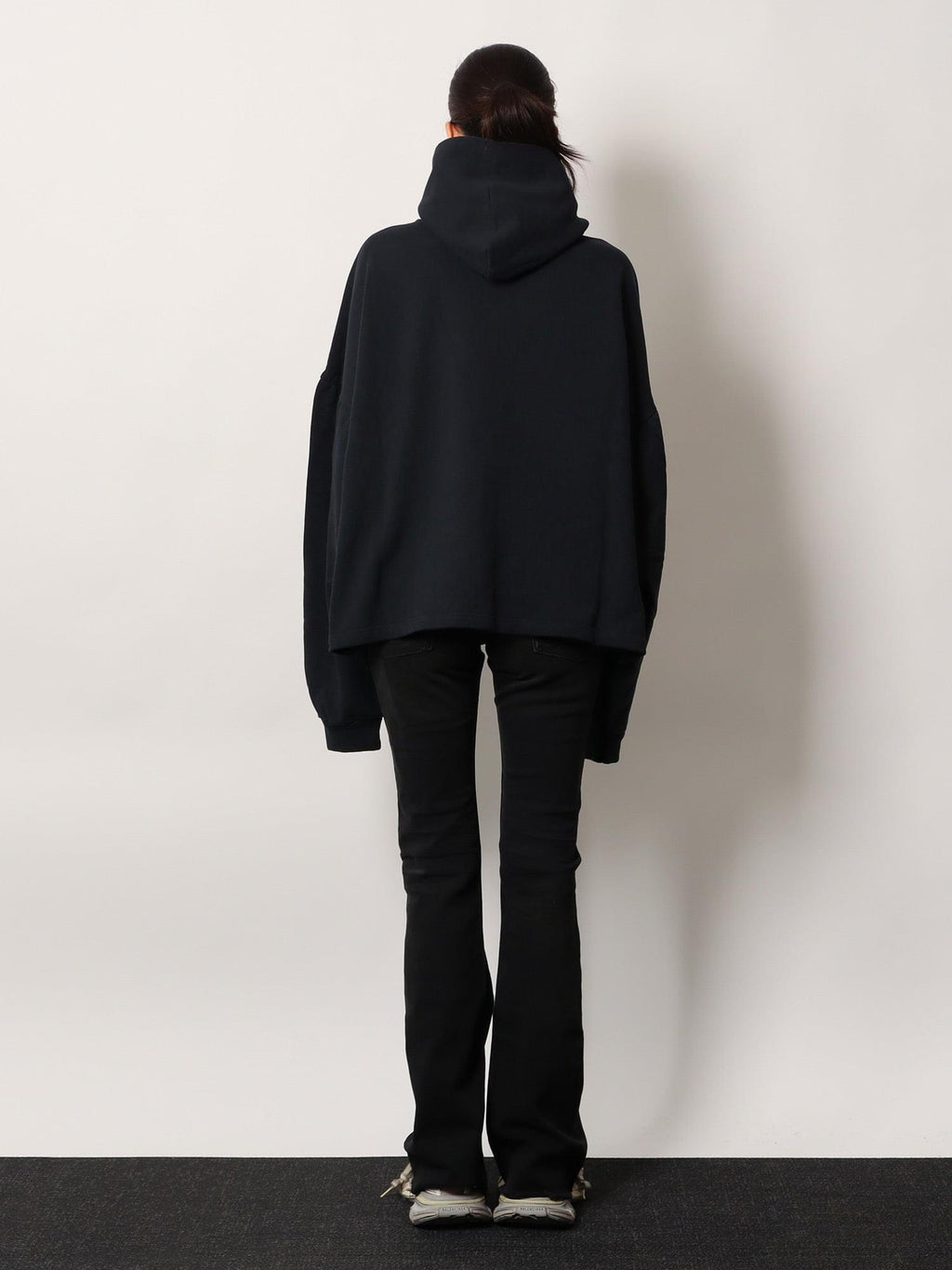 Balenciaga Women Cropped Cotton Sweatshirt