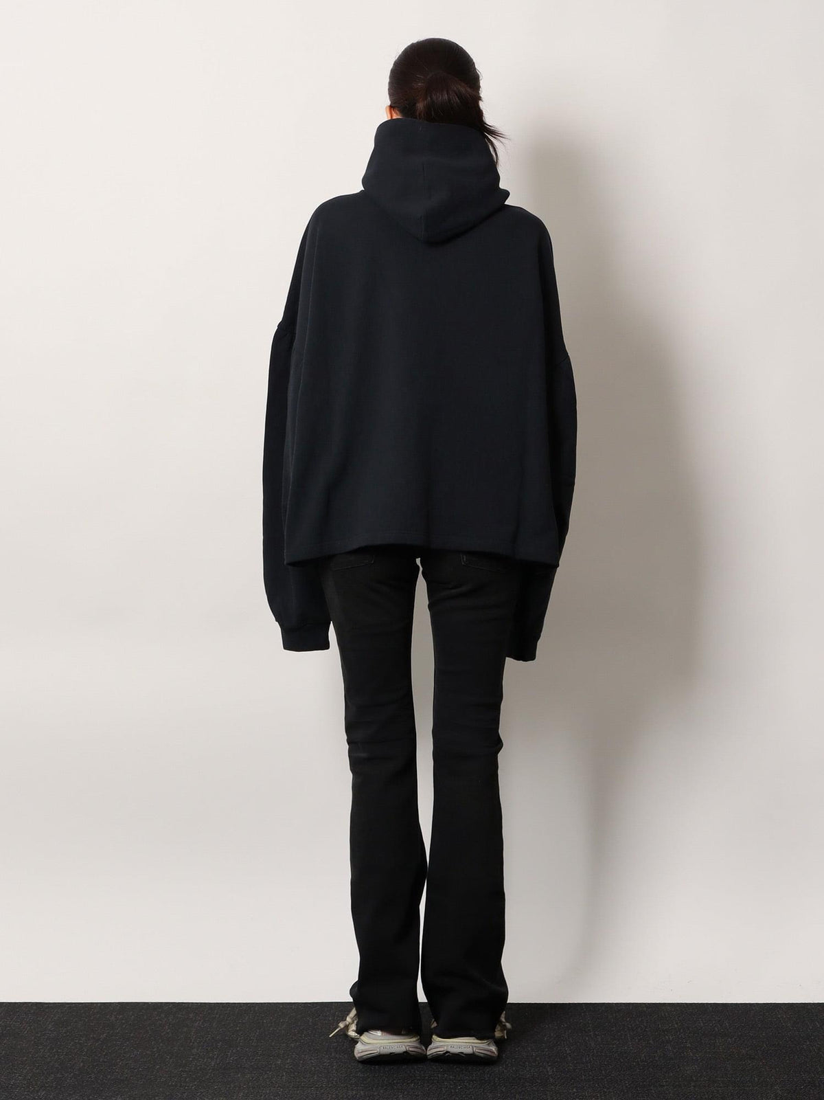 Balenciaga Women Cropped Cotton Sweatshirt
