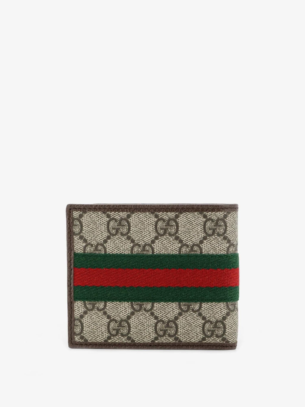 Gucci Men Coated Canvas Wallet With Gg Motif