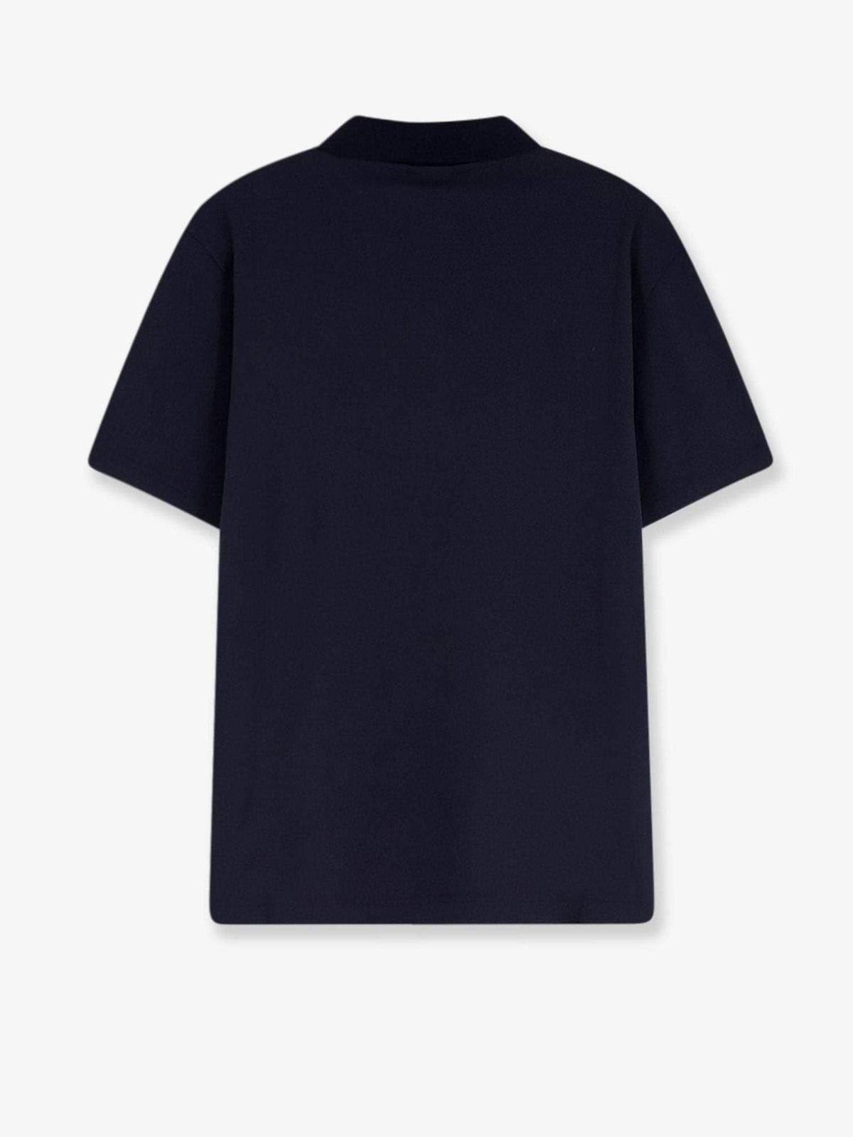 Gucci Men Cotton Polo Shirt With Web Print On The Front