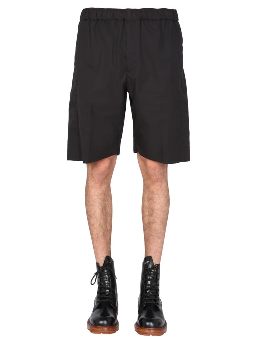 Alexander Mcqueen Men Gabardine Bermuda