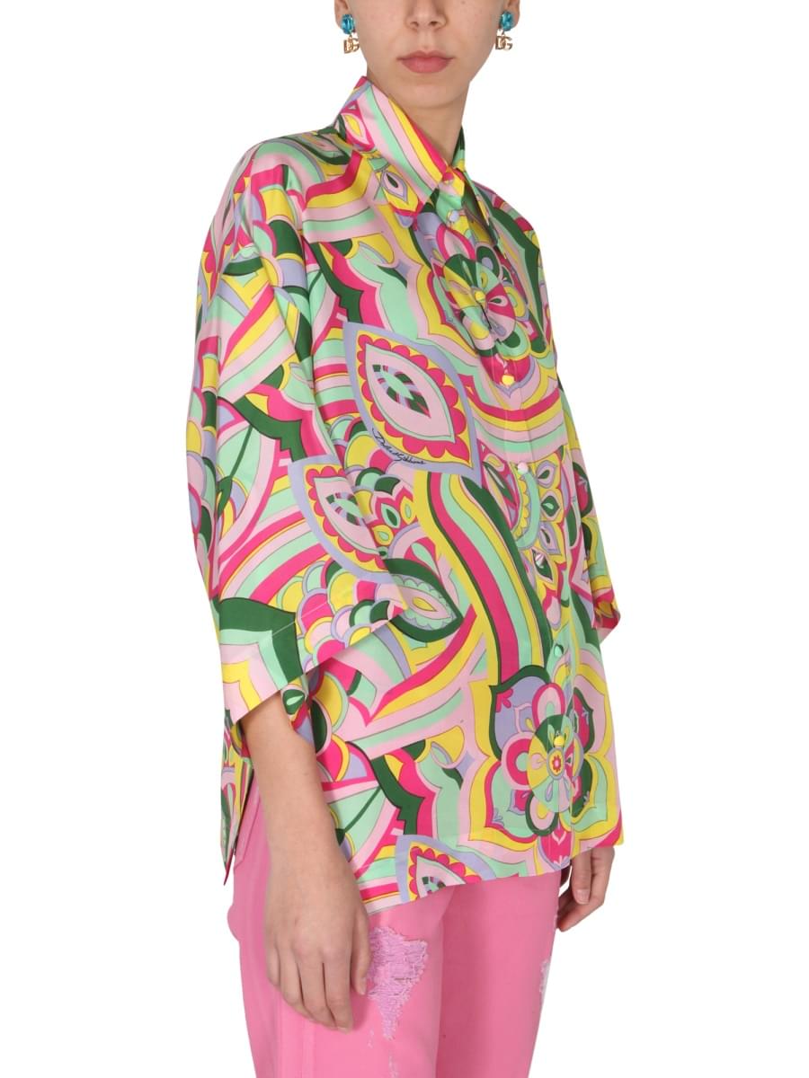 Dolce & Gabbana Women 60'S Print Shirt