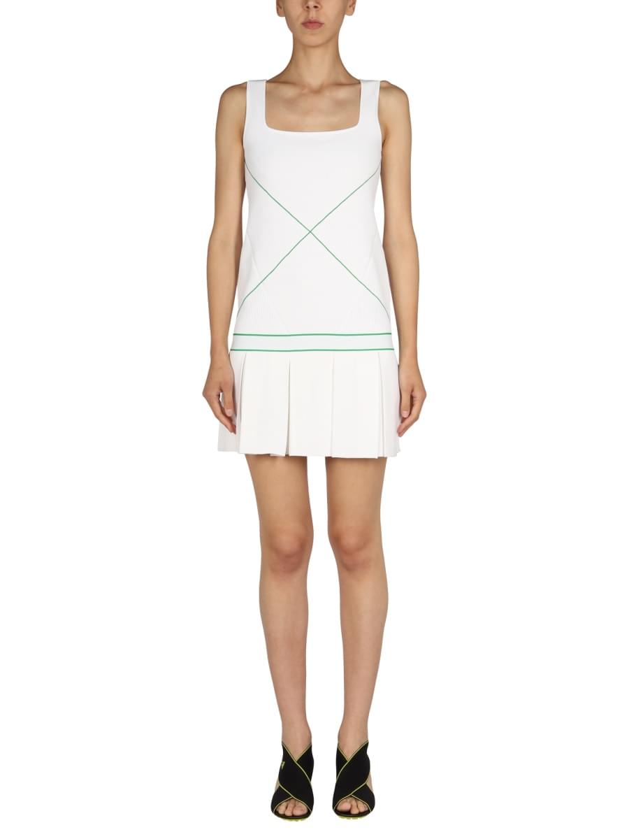 Bottega Veneta Women Logo Embroidery Dress