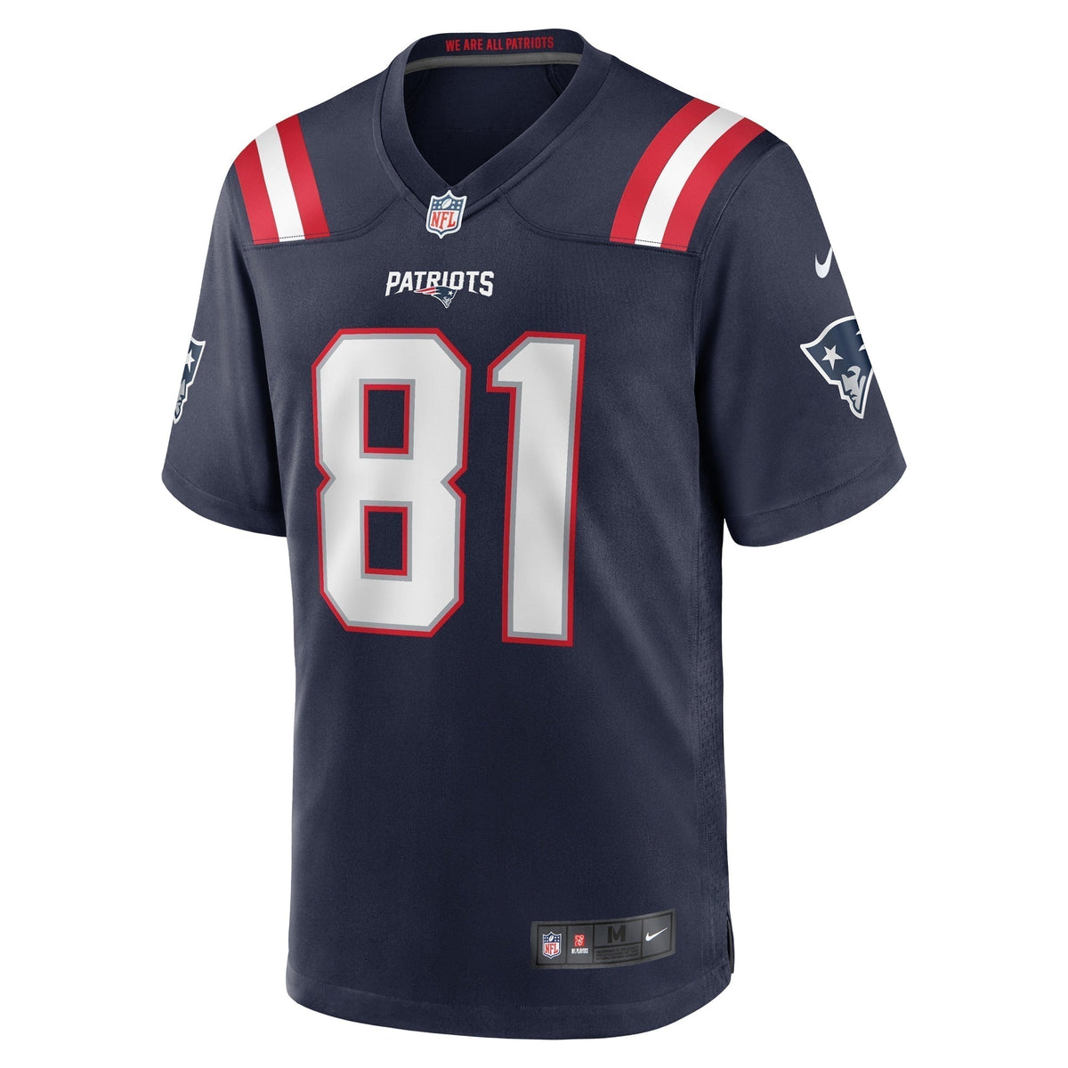 Demario Douglas New England Patriots Nike  Game Jersey -  Navy
