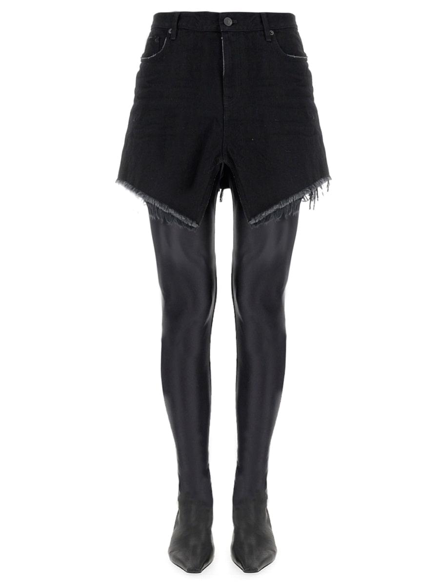 Balenciaga Women Mini Cut-Up Skirt