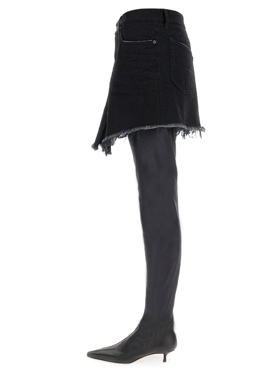 Balenciaga Women Mini Cut-Up Skirt
