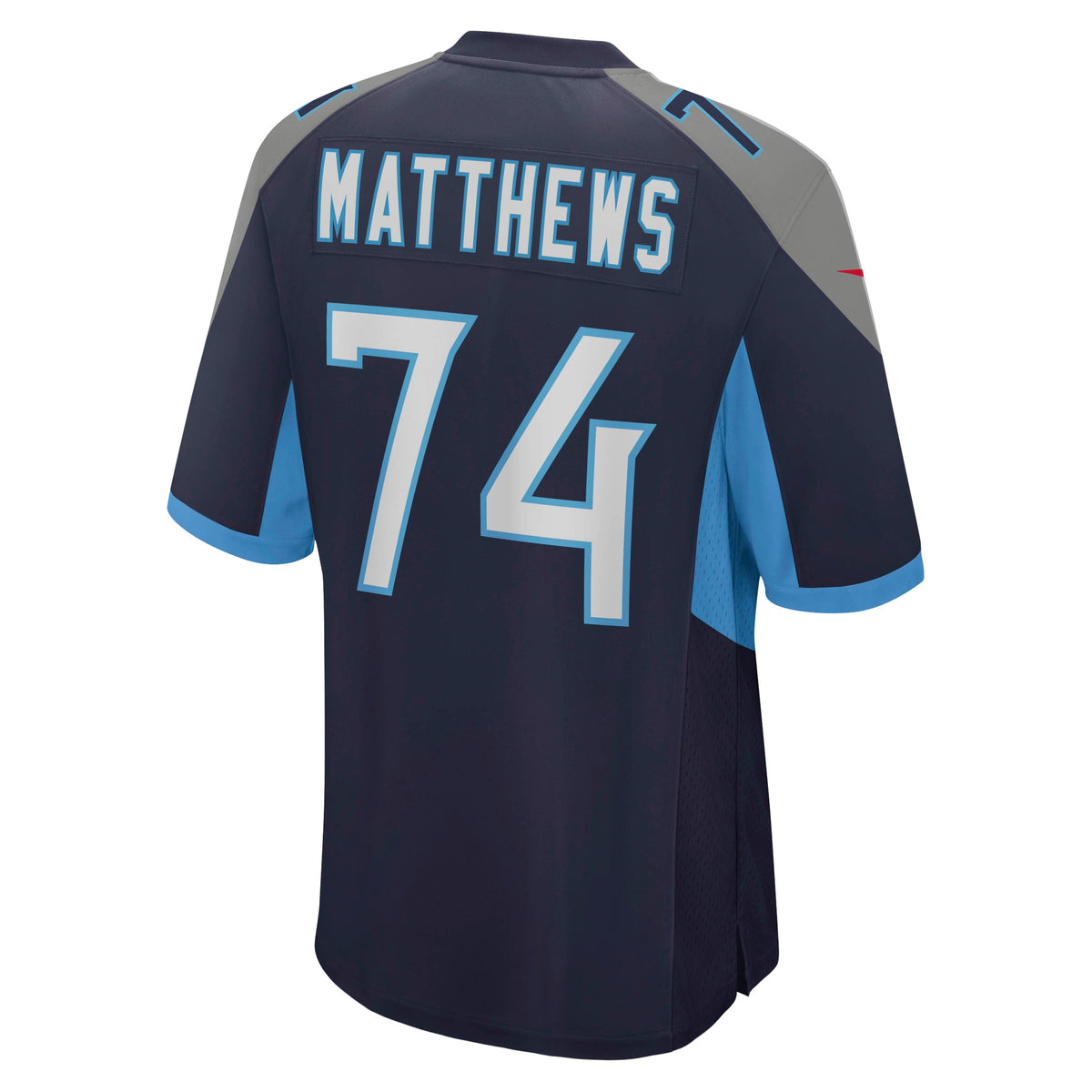 Bruce Matthews Tennessee Titans Nike Retired   Jersey - Navy