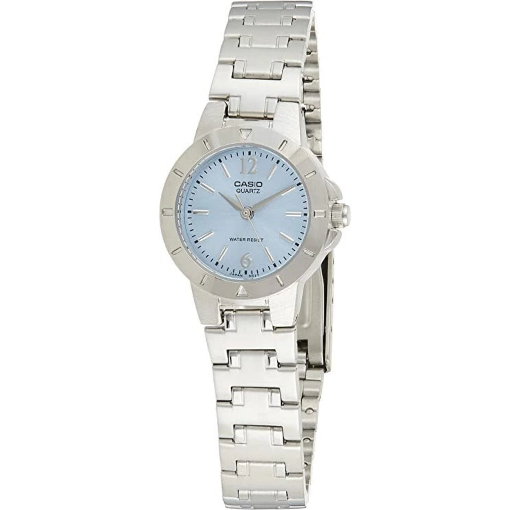Casio Women’s Stainless Steel Watch Light Blue Dial - LTP-1177A-2A