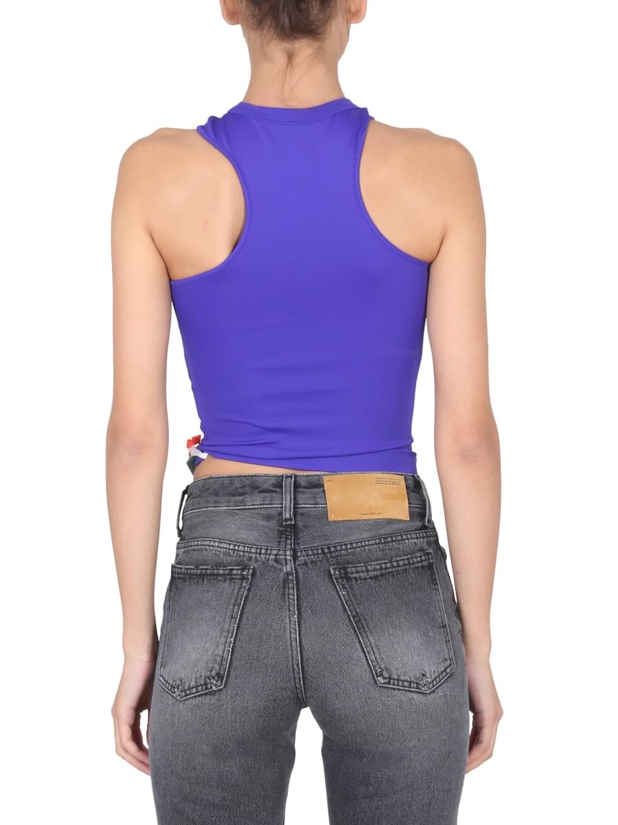 Off-White Women Top With Embossed Logo