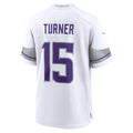 Dallas Turner Minnesota Vikings Nike Alternate Game   Jersey - White