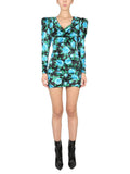 Alessandra Rich Women Mini Satin Dress