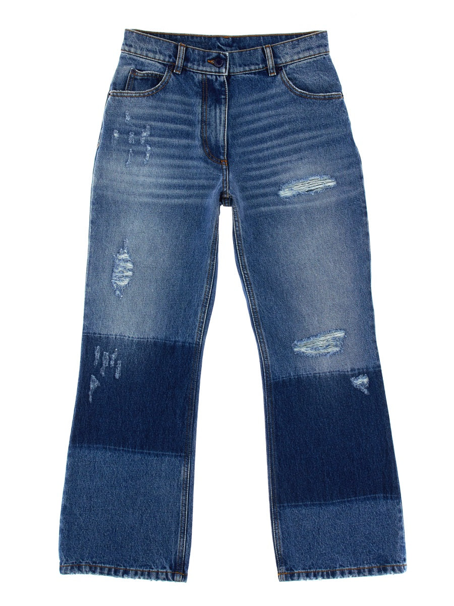Moncler Genius Men Jeans With Star Inlays 8 Moncler Palm Angels