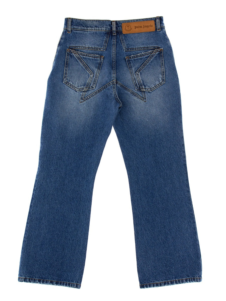 Moncler Genius Men Jeans With Star Inlays 8 Moncler Palm Angels