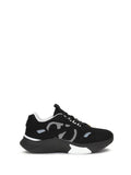 Valentino Garavani Men Demivee Mesh And Suede Sneakers