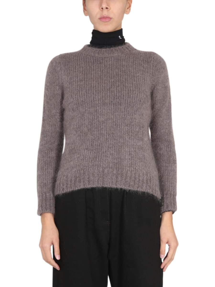 Raf Simons Women Mohair Crewneck Sweater