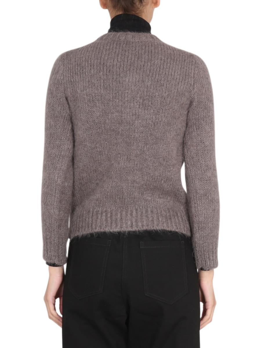 Raf Simons Women Mohair Crewneck Sweater
