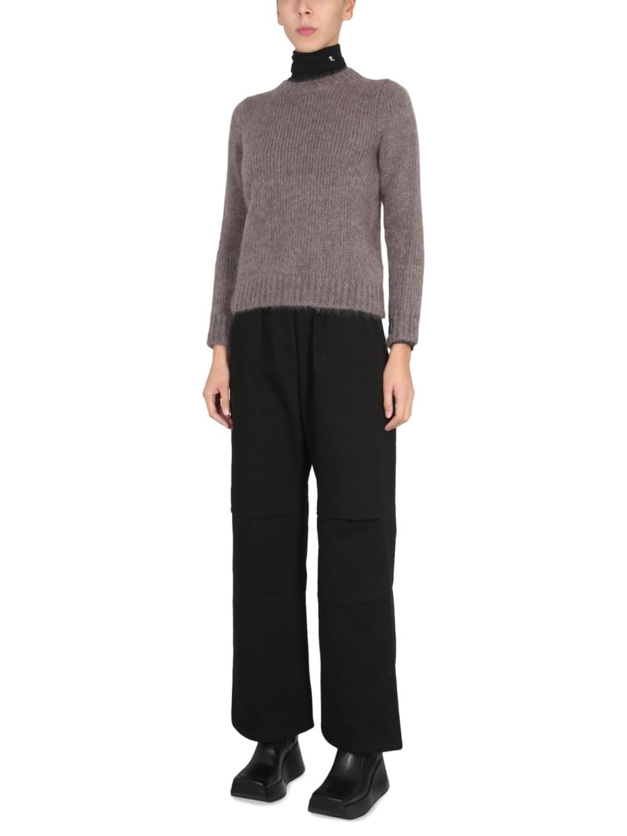 Raf Simons Women Mohair Crewneck Sweater