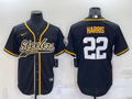 Men's Pittsburgh Steelers Najee Harris #22 Black Player jersey