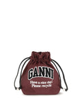 Ganni Women Nylon Pouch