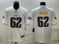 Men's Philadelphia Eagles Jason Kelce #62 White Player jersey