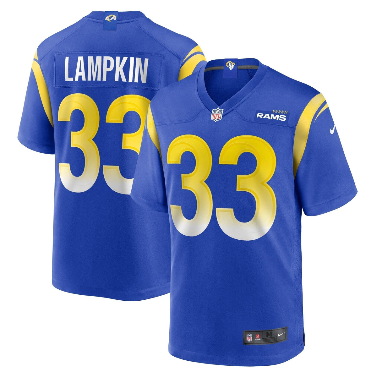 Cam Lampkin Los Angeles Rams Nike Game Jersey -  Royal