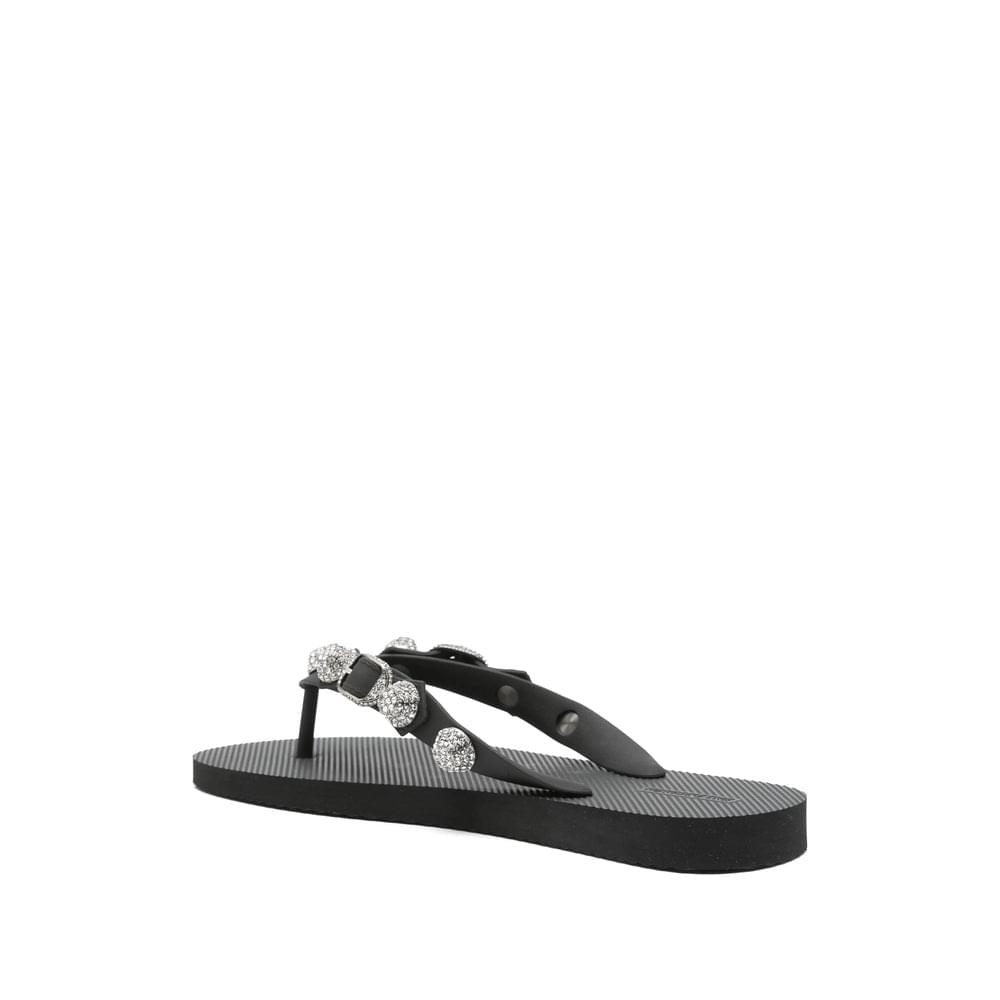 Balenciaga Black Flip-Flops & Slides Women