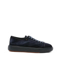 Santoni Blue Trainers - Low-Tops Men