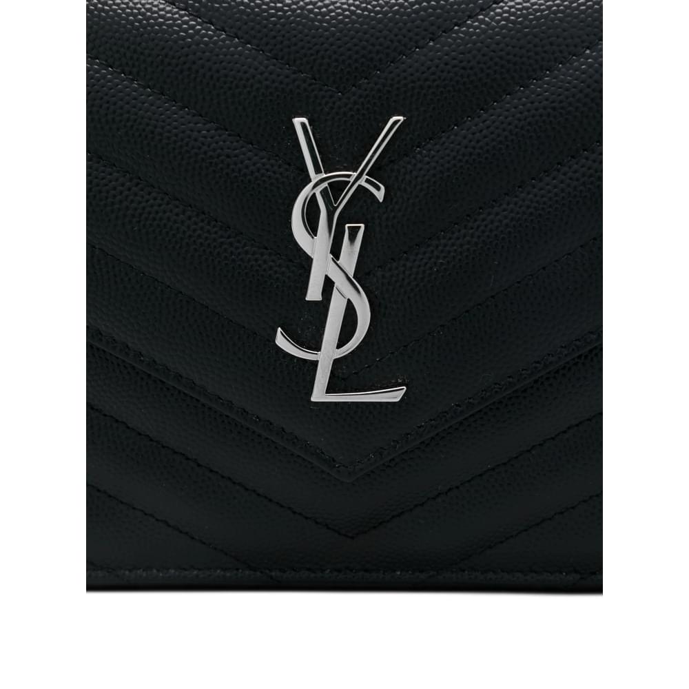 Saint Laurent Black Clutch Bags Women