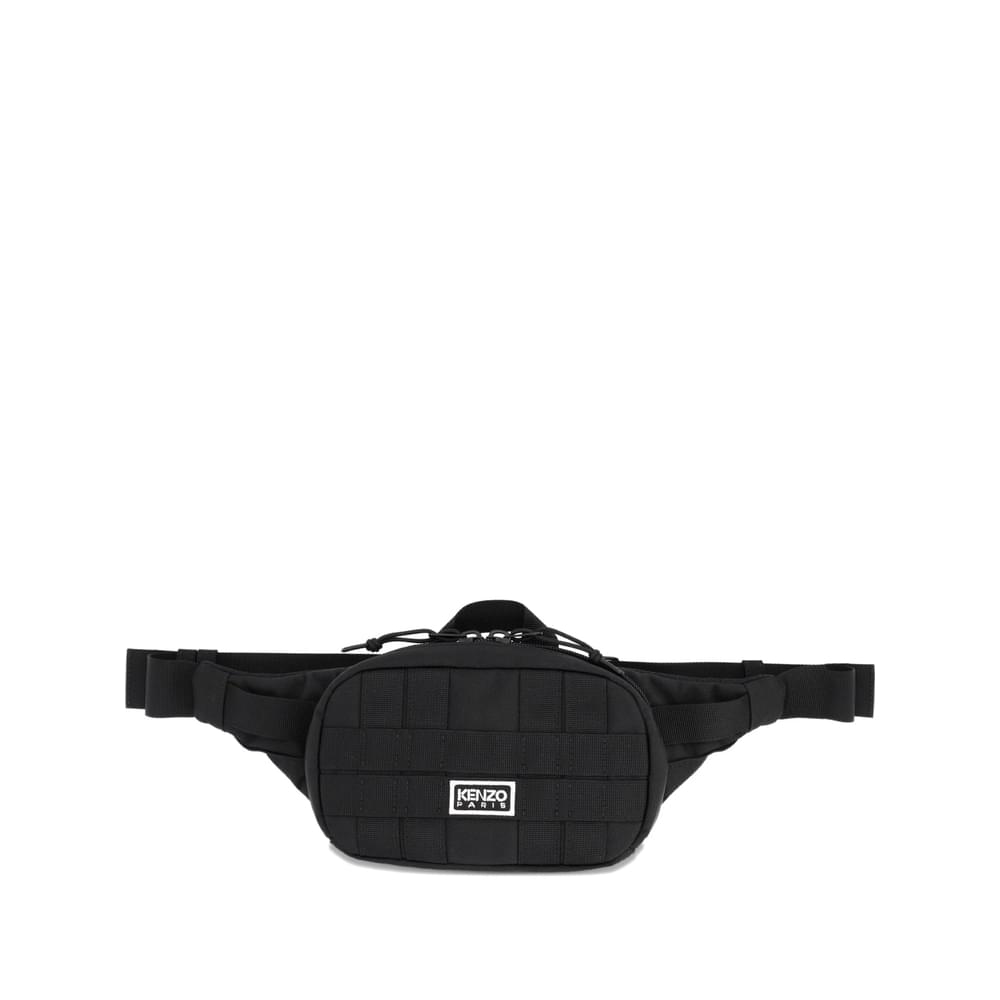 Kenzo Black Belt Bags Men