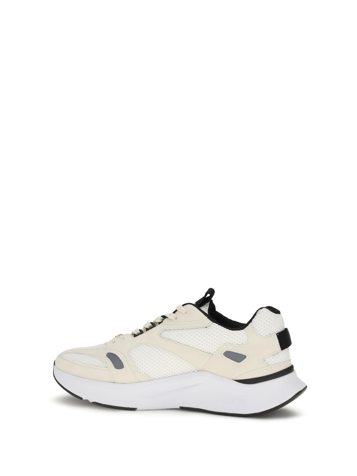 Valentino Garavani Men Demivee Mesh And Suede Sneakers