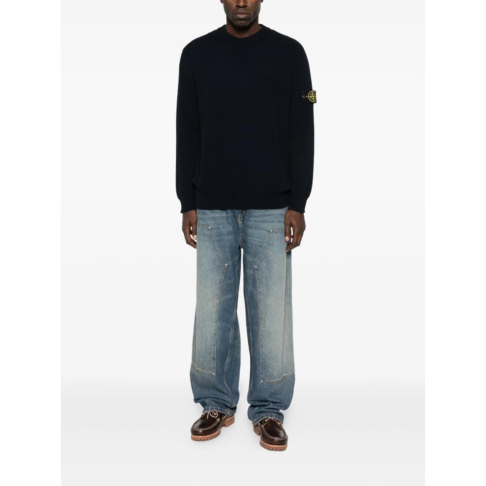 Stone Island Blue Sweaters & Knitwear - Jumpers Men