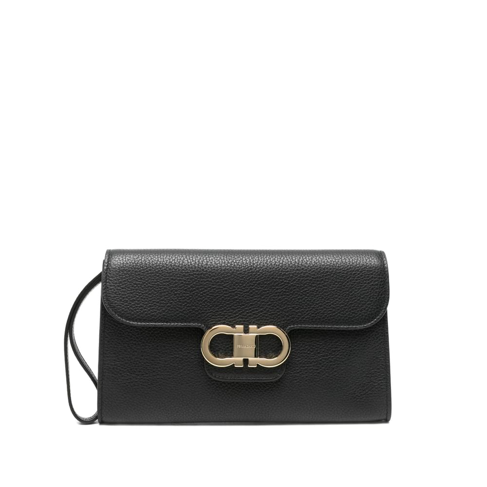 Ferragamo Black Clutch Bags Women