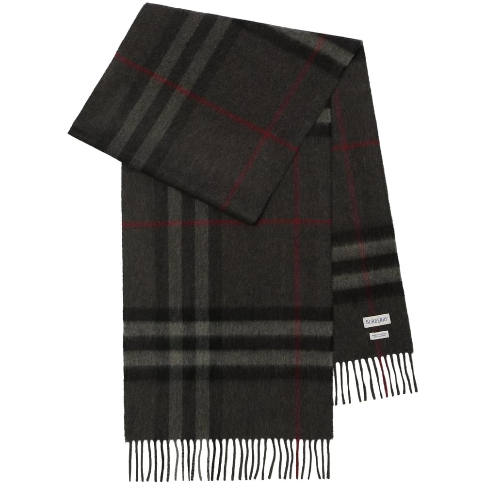 Burberry Grey Scarves Men