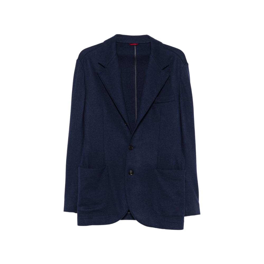 Brunello Cucinelli Blue Jackets - Blazers Men