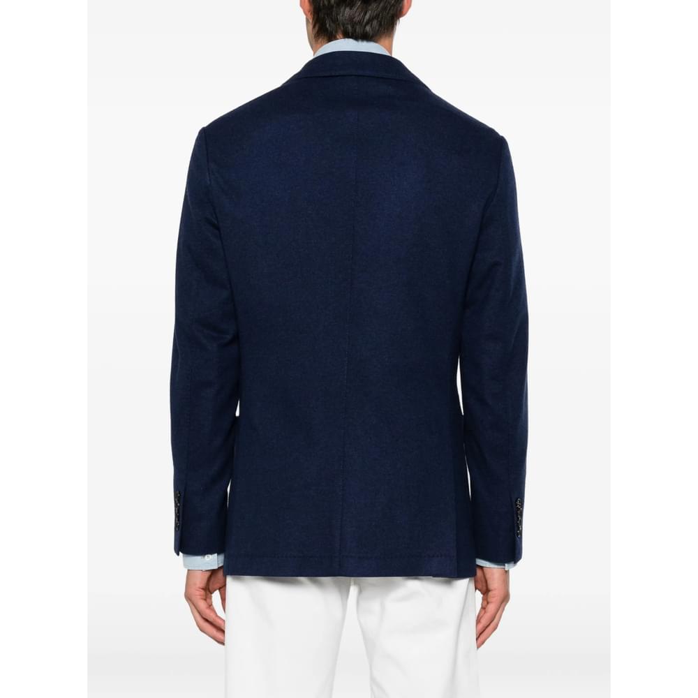 Brunello Cucinelli Blue Jackets - Blazers Men