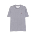Brunello Cucinelli Grey T-Shirts & Vests - T-Shirts Men