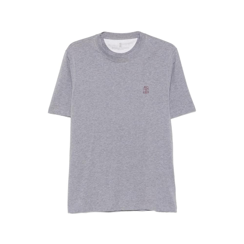 Brunello Cucinelli Grey T-Shirts & Vests - T-Shirts Men