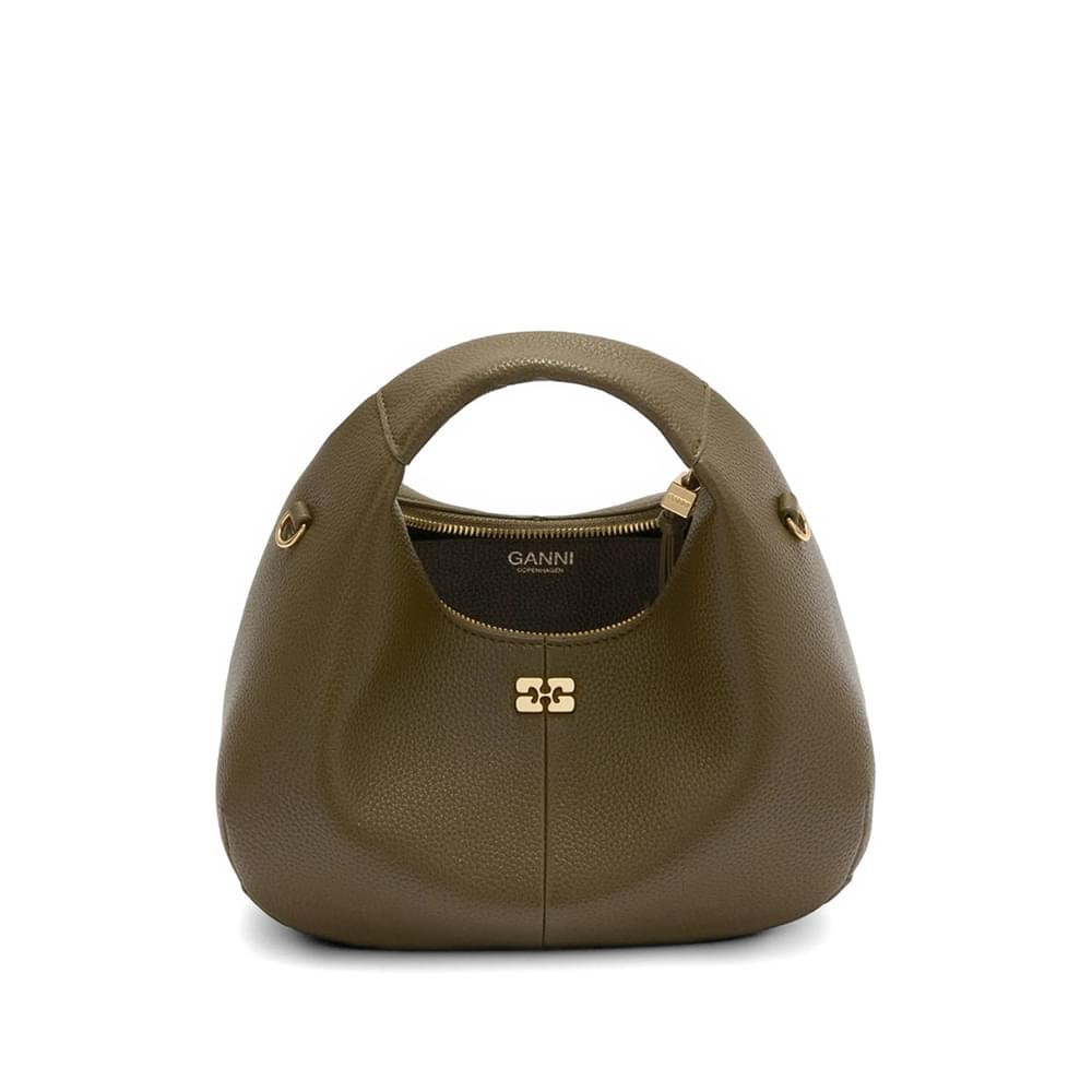 Ganni Green Tote Bags Women