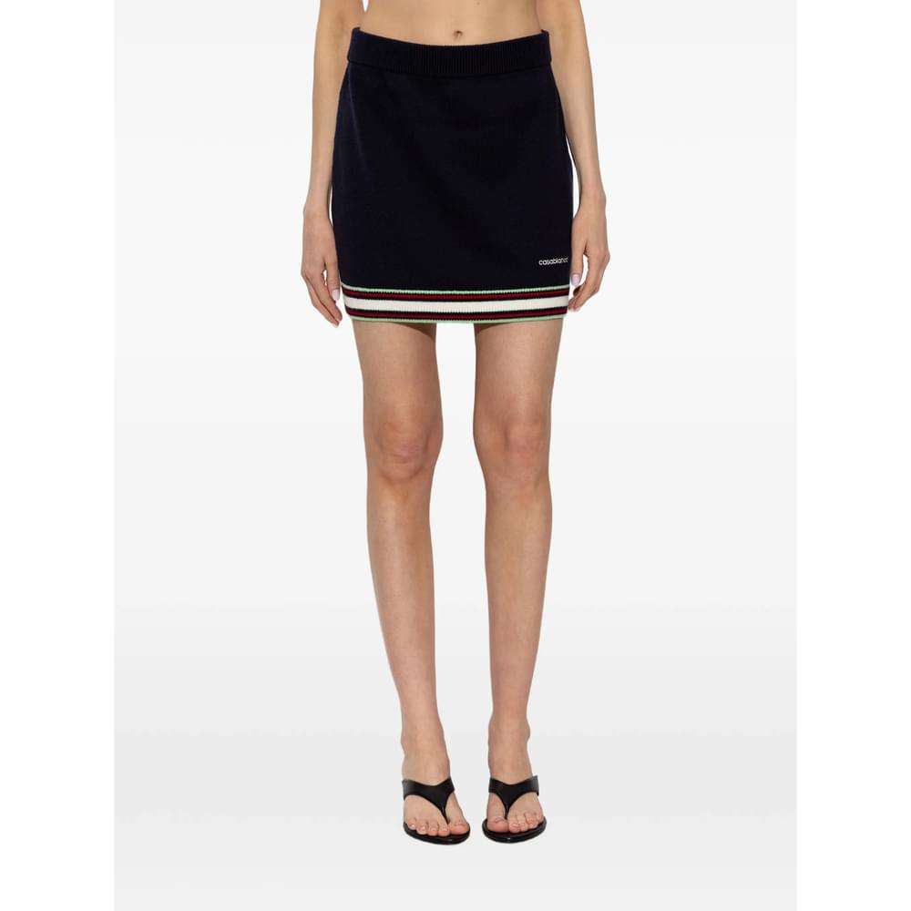 Casablanca Blue Shorts - Mini Shorts Women