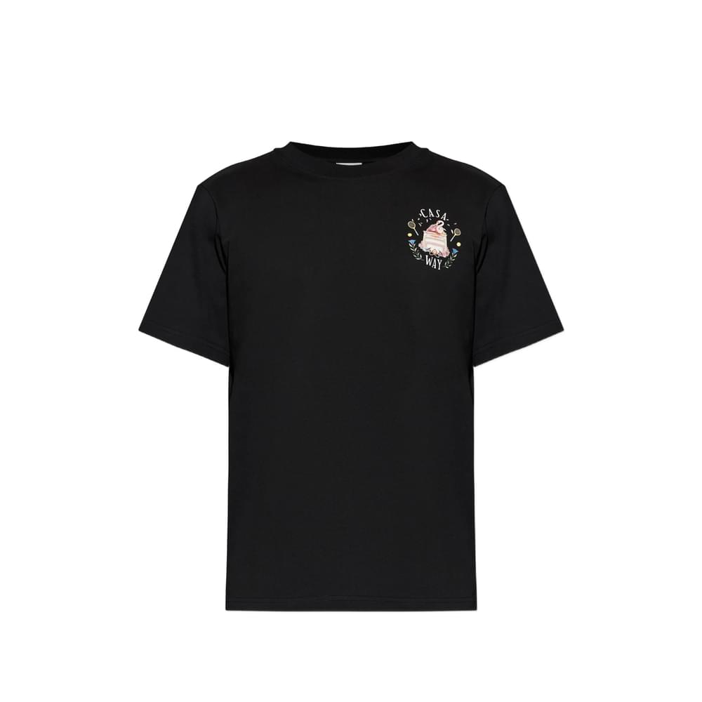 Casablanca Black T-Shirts & Vests - T-Shirts Men